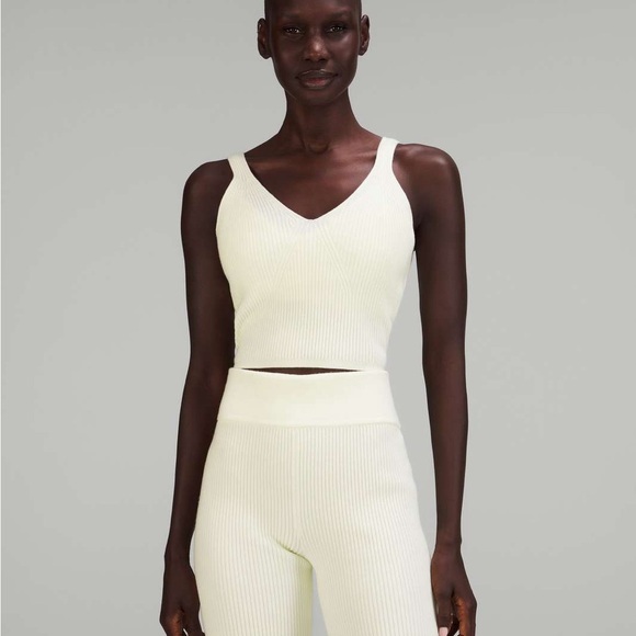 Lululemon Knit Ribbed Cropped Tank - Picture 1 of 2